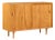 Stanley Young for Glenn of California Mid Century Walnut Sliding Door Credenza For Sale