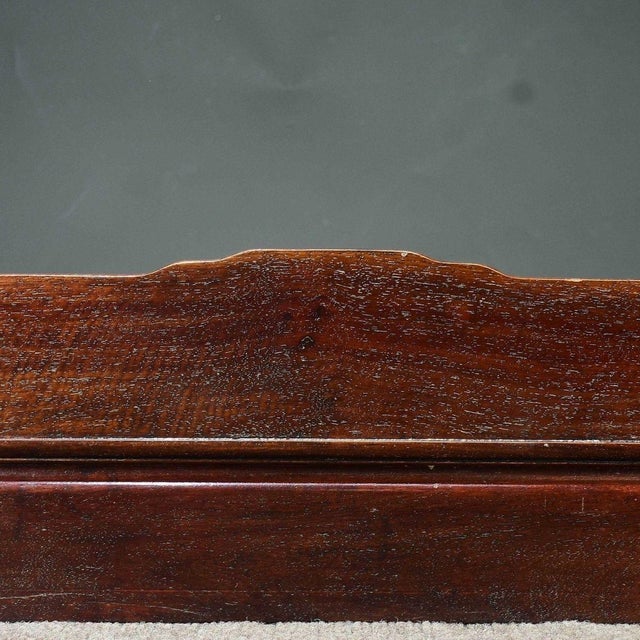 Brown Vintage Chinese Huali Rosewood Carved "12 Zodiac" Miniature Luohan Bed / Display Stand For Sale - Image 8 of 10
