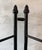 3 Shelf Black Wood Corner Etagere For Sale In Austin - Image 6 of 8