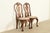1960s Kittinger Georgian Carved Mahogany Side Chairs or Dining Chairs, Pair For Sale - Image 5 of 17