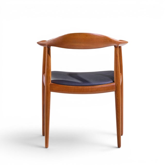 Hans Wegner for Johannes Hansen Mid Century Danish Teak the Chair For Sale In Chicago - Image 6 of 10