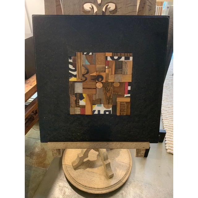Sculpture Materials 1970’s Arthur Guagliumi Cubist Mixed-Media Three-Dimensional Assemblage For Sale - Image 7 of 9