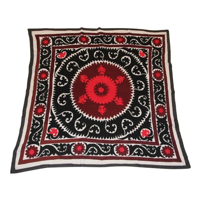 Vintage Samarkand Suzani, Uzbekistan For Sale