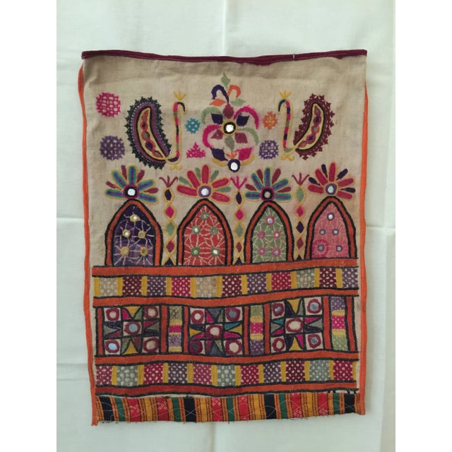 Glass 1970s Boho Chic Textile Art For Sale - Image 7 of 14