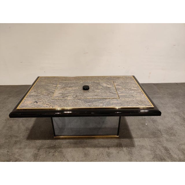 Vintage Hidden Bar Coffee Table from Fedam, 1980s For Sale - Image 9 of 12