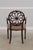 1990s Set of 8 Spiral Back Adams Style Dining Room Chairs For Sale - Image 5 of 18