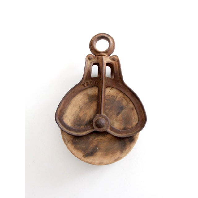 Early 20th Century Antique Jamesway Barn Hay Trolley Pulley For Sale - Image 5 of 14
