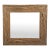 Deep Grain Rustic Wood Wall Mirror For Sale