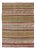 Fine Weave Turkish Kilim With Embroidery For Sale