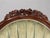 Green Mid 20th Century His and Hers Victorian Carved Floral Parlor Chairs - Set of 2 For Sale - Image 8 of 14