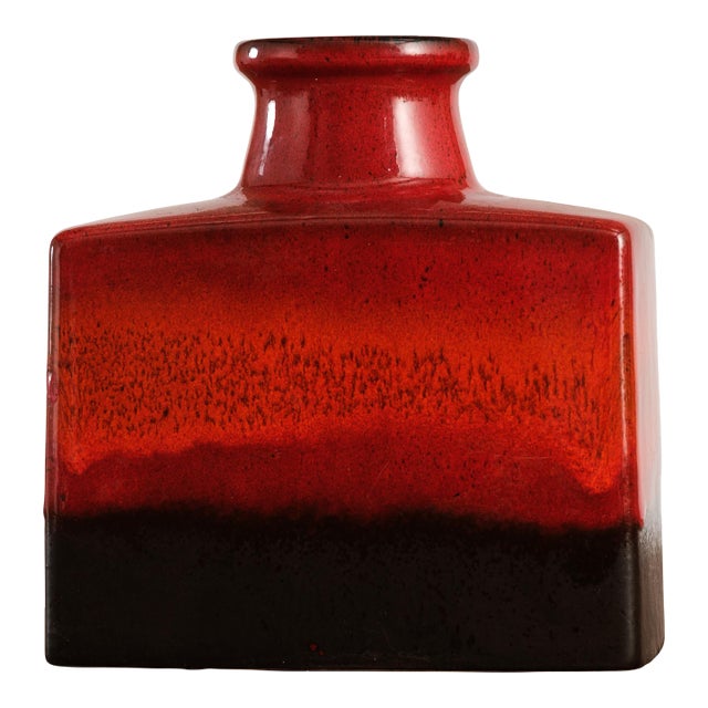 1960s Square-Form Vase, West Germany For Sale