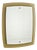 Mid-Century Modern Wall Mirror in Honey Amber Glass by Cristal Art, Italy, 1970s For Sale