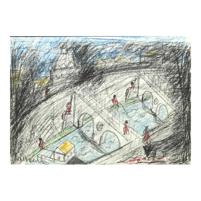 Nazareno Gattamelata, Roman Bridges, Artwork, 1970s For Sale