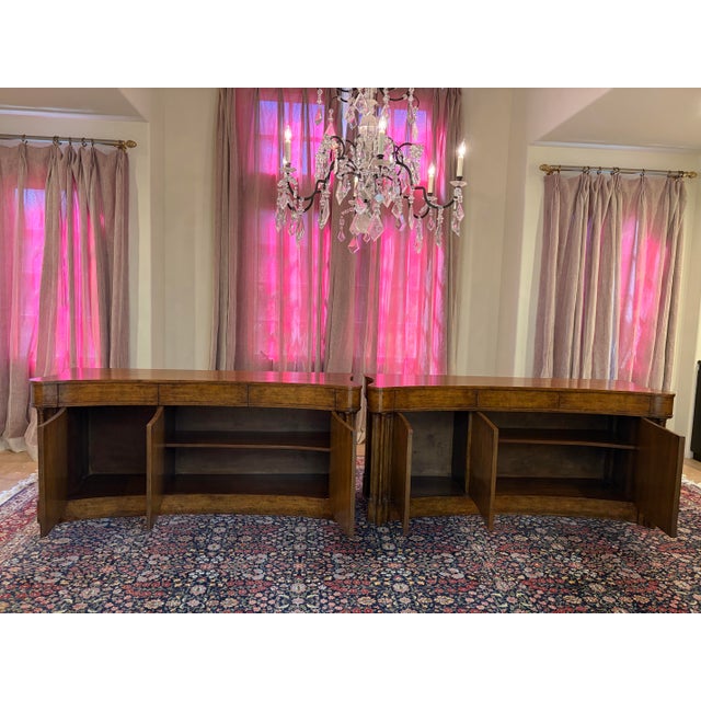 Pair of 2002 Michael Taylor Designs #0322 “Saintsbury” Sideboards With Diana/Antiqued Tobacco Finish For Sale - Image 9 of 12