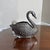 Godinger Vintage Italian Metal Swan Figurine Planter Napkin Letter Holder For Sale - Image 4 of 6