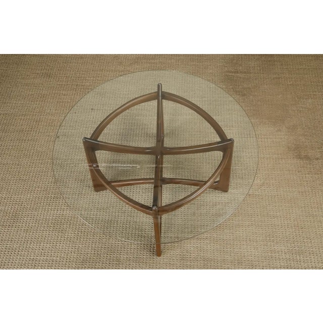 Adrian Pearsall for Craft Associates 'Compass' Dining Table in Walnut, 1960s For Sale - Image 17 of 18