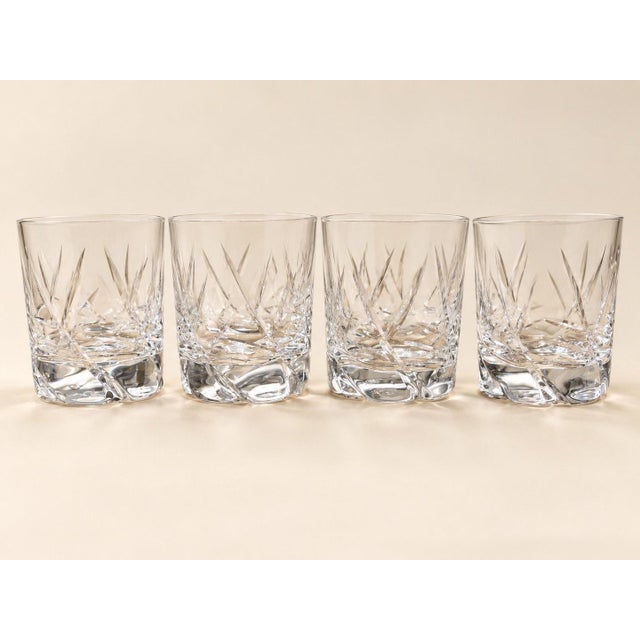 Cut Crystal Port Glasses by Jean Daum, 1890s, Set of 8 For Sale - Image 3 of 6