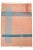 Dusty Rose, Rust, Aqua and Chambray Moroccan Flatweave Kilim Wool Rug - 8x10 For Sale - Image 12 of 12