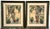 Pair of Art Deco Zebra Watercolor Gouaches by Shirrell Graves in Verde Frames For Sale - Image 11 of 16