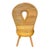 Drawing/Sketching Materials Vintage Sculptural Pencil Reed Side Chair For Sale - Image 7 of 8