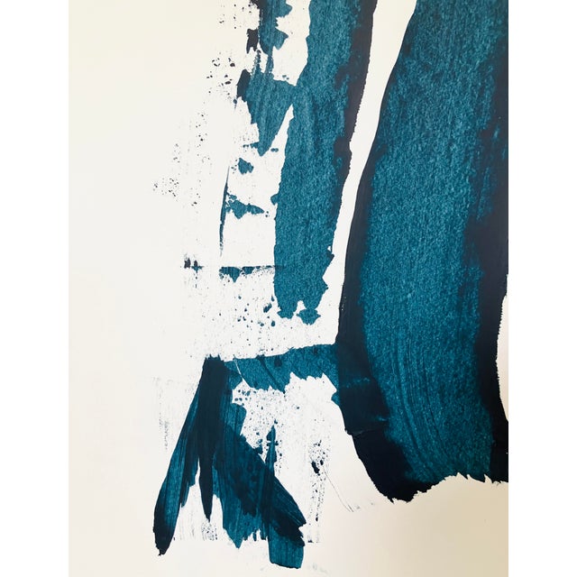 Abstract Color Study in Navy #14 Contemporary Abstract Acrylic Painting For Sale - Image 3 of 11