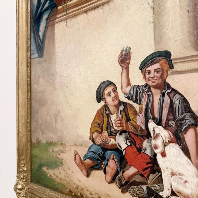 Early 19th Century French Hand-Painted Trumeau Mirror For Sale - Image 12 of 18