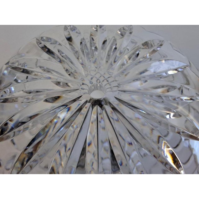 Mid-Century Modern Bohemian Czech Cut Crystal Table Lamp, 1970 For Sale - Image 9 of 14
