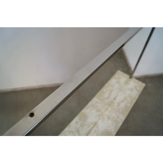 Chrome 1950’s Mid-Century Modern Chrome & Glass Medicine Cabinet For Sale - Image 8 of 12