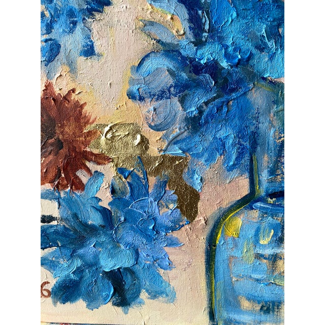 Original Oil-Jardin d'Hiver 2026-Oil, Impasto and Gold Leaf-Shizico Yi-British Awarded Artist For Sale - Image 11 of 18