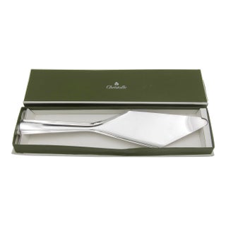 Lino Sabattini Christofle Gallia Modernist Lido Server With Original Box For Sale