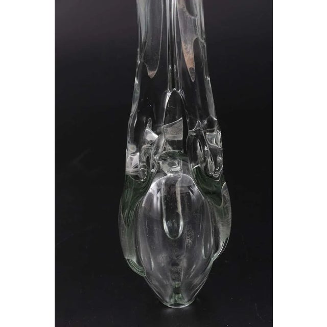John Bingham 1976 John Bingham Handblown Studio Art Glass Sculpture, Signed For Sale - Image 4 of 8