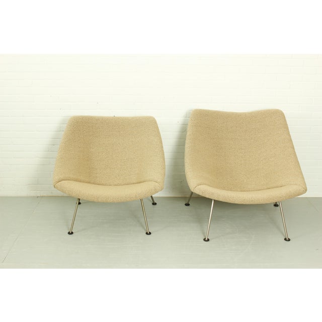 Vintage Oyster Chairs by Pierre Paulin, 1970s, Set of 2 For Sale - Image 12 of 14