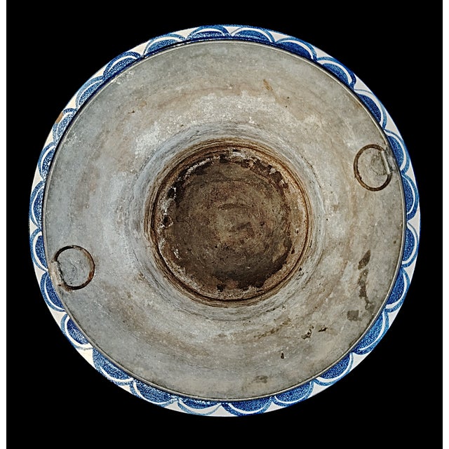 Ceramic Cachepot by Antoine Montagnon for Nevers, 1880 For Sale - Image 6 of 11