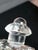 Vintage Lead Crystal Perfume Bottle With Stopper For Sale - Image 12 of 12