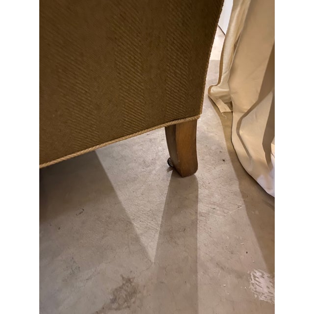 Sherrill Furniture Sherrill Herringbone Easy Chair For Sale - Image 4 of 10