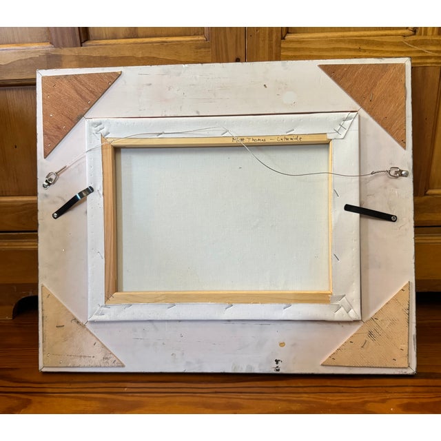 2000 - 2009 Oil Painitng by Matt Thomas, "Lakeside" Post-Impressionist For Sale - Image 5 of 5