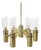 7 Bulbs 6 Point Geometric 3 Way Italian Light Fixture Chandelier Parzinger Style For Sale