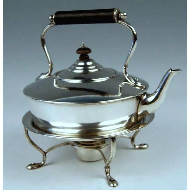 Art Nouveau Sterling Silver Tea Pot from Barnard UK, London, 1895 For Sale - Image 3 of 7
