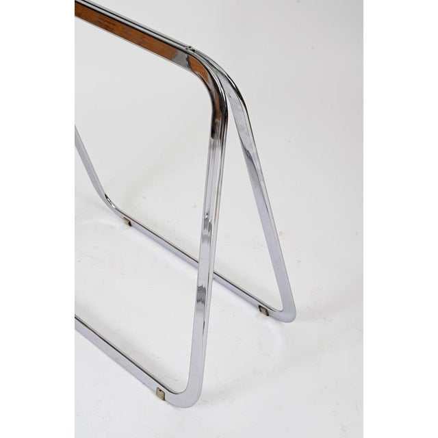 Italian Tubular Chromed Steel Trestles, 1970s, Set of 2 For Sale - Image 14 of 18