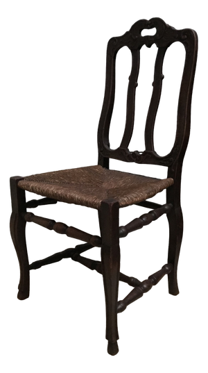 Louis XV Style Oak Dining Chair, 1920s