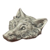 Vintage Gucci Silver-Tone Fox Head Bottle Opener For Sale