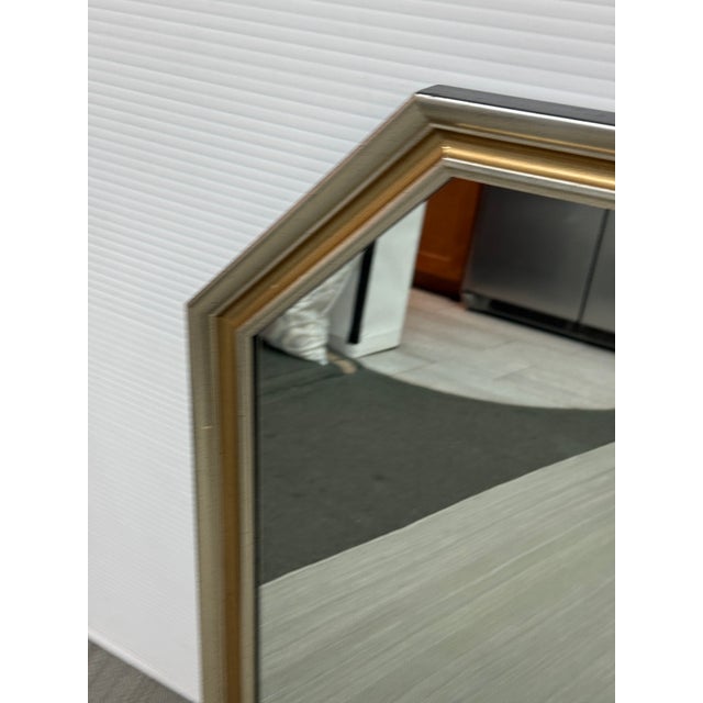 Glass La Barge Octagonal Wall Mirror, Vintage For Sale - Image 7 of 12
