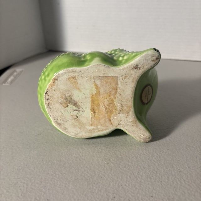 Add a whimsical touch of vintage elegance to your décor with this charming **Vintage Mottahedeh Jean Rogers Style Frog...