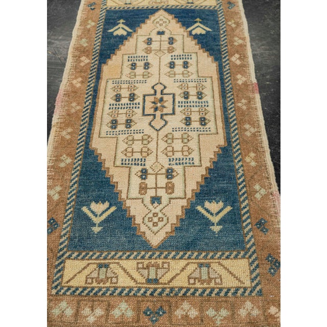 Turkish Mini Rug Oriental Hand Knotted Vintage Rug 1'9" x 3'6" #21263 Explore a curated collection of hallway runners,...