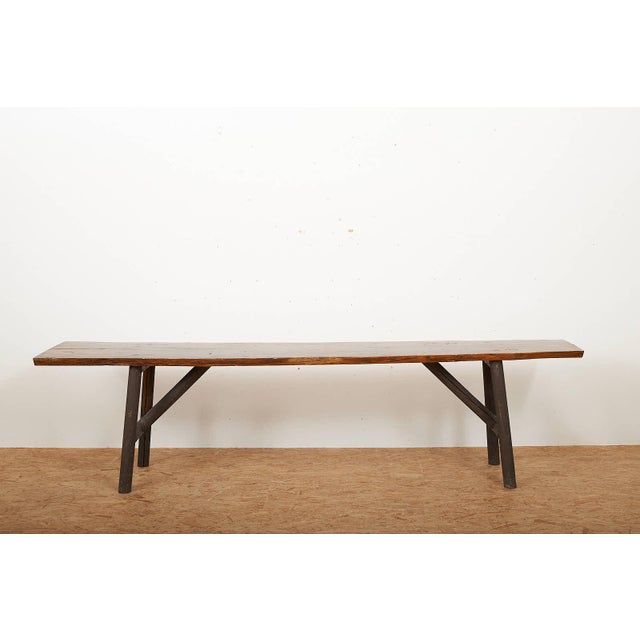 Fir Console Table with Cedar Wood Top, in Good conditions. Designed 1950 to 1959