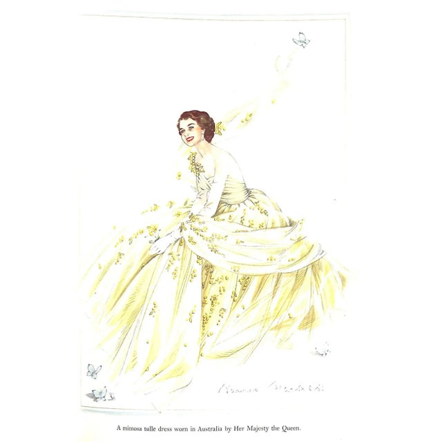 White "Silver and Gold" 1956 Hartnell, Norman For Sale - Image 8 of 12