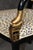 1960's Set 8 Regency Style Dolphin Head Ebonized & Gold Accent Armchairs For Sale - Image 13 of 16