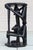 Vintage African Figural Side Table – Hand-Carved Sculptural Pedestal, Tribal Art Accent Table, Dark Hardwood For Sale - Image 4 of 14