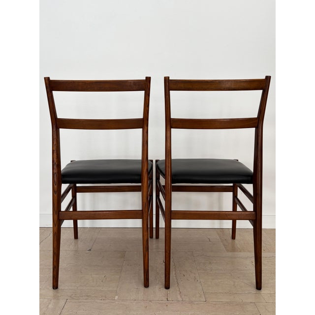 Italian Leggera Chairs attributed to Gio Ponti for Cassina, 1960s, Set of 4 For Sale - Image 9 of 18