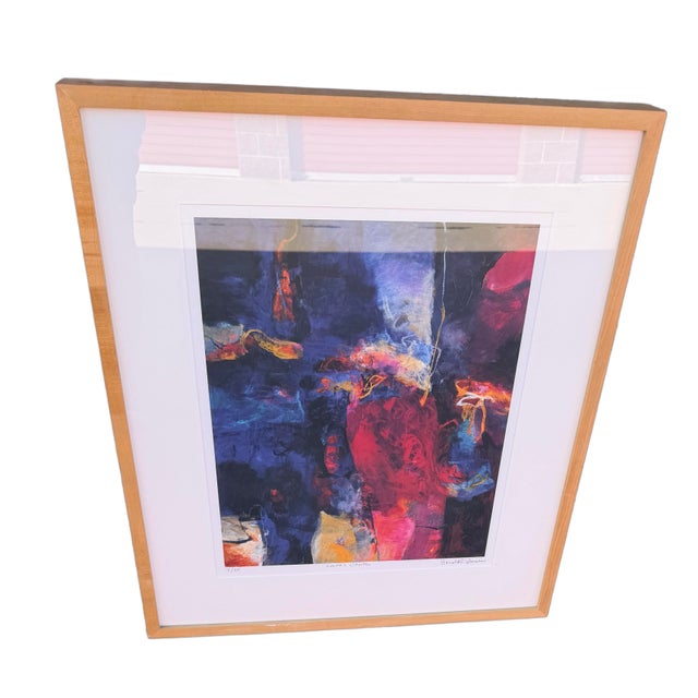 Amethyst Late 20th Century “Lover’s Choice” by Harald E Larson 7/25 Limited Edition Print Signed 18x15 For Sale - Image 8 of 8